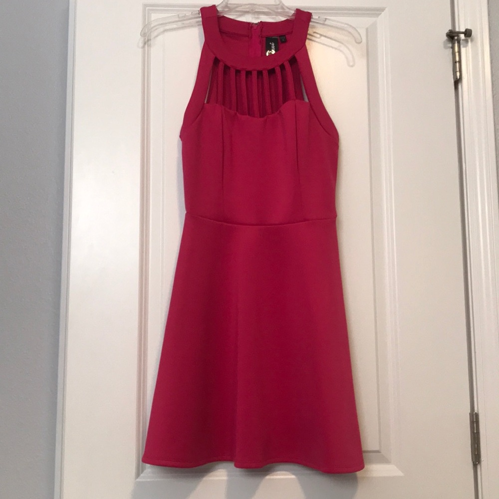Hot Pink Mini Dress